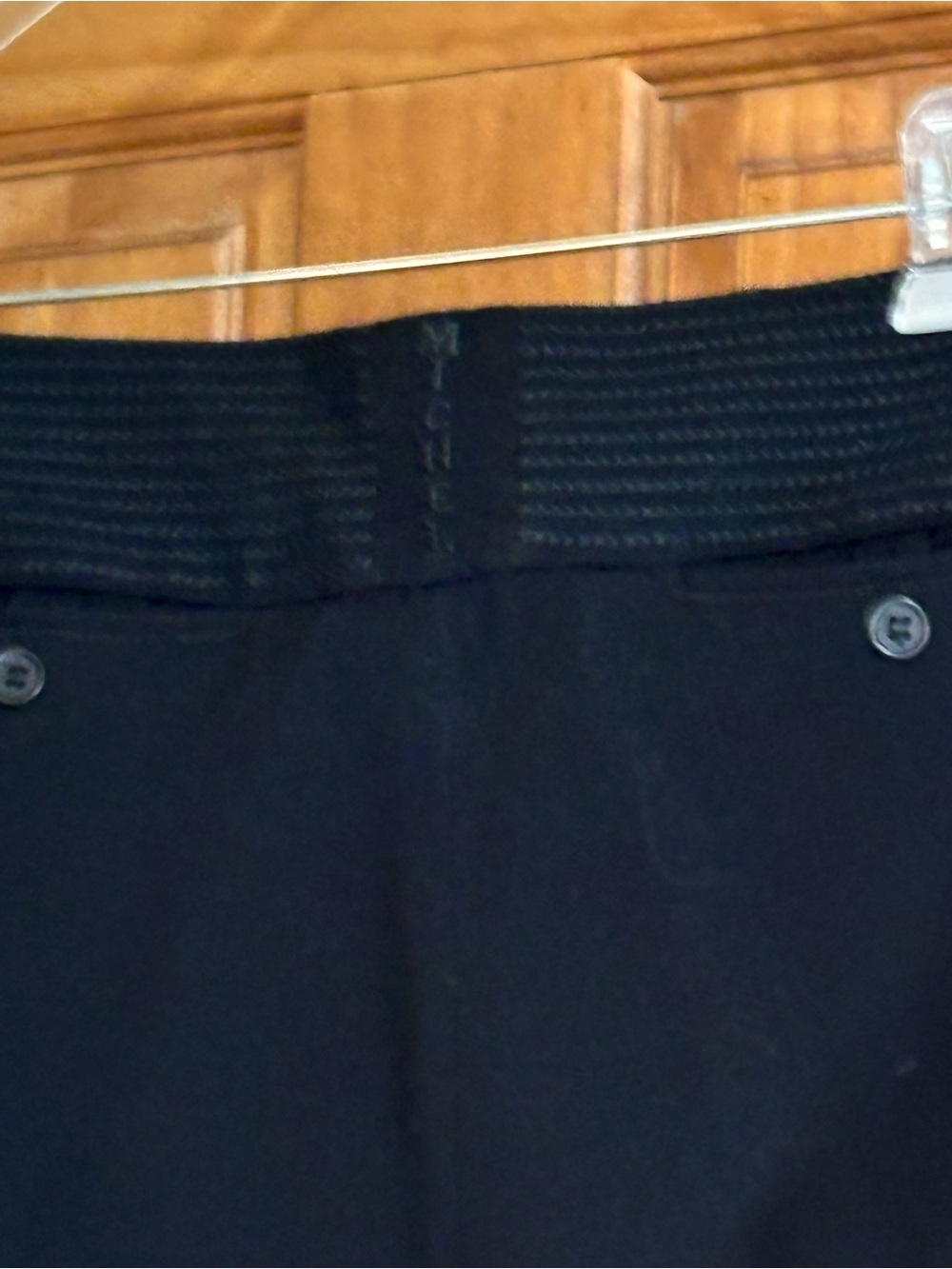 Michel USA Black Dress Pants - Classic Straight Leg - Picture 12 of 14
